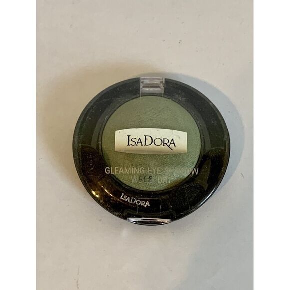 IsaDora Gleaming Eye Shadow Wet & Dry .07 oz 2.1 Color 85 Pistachio Green Rare - Picture 2 of 8